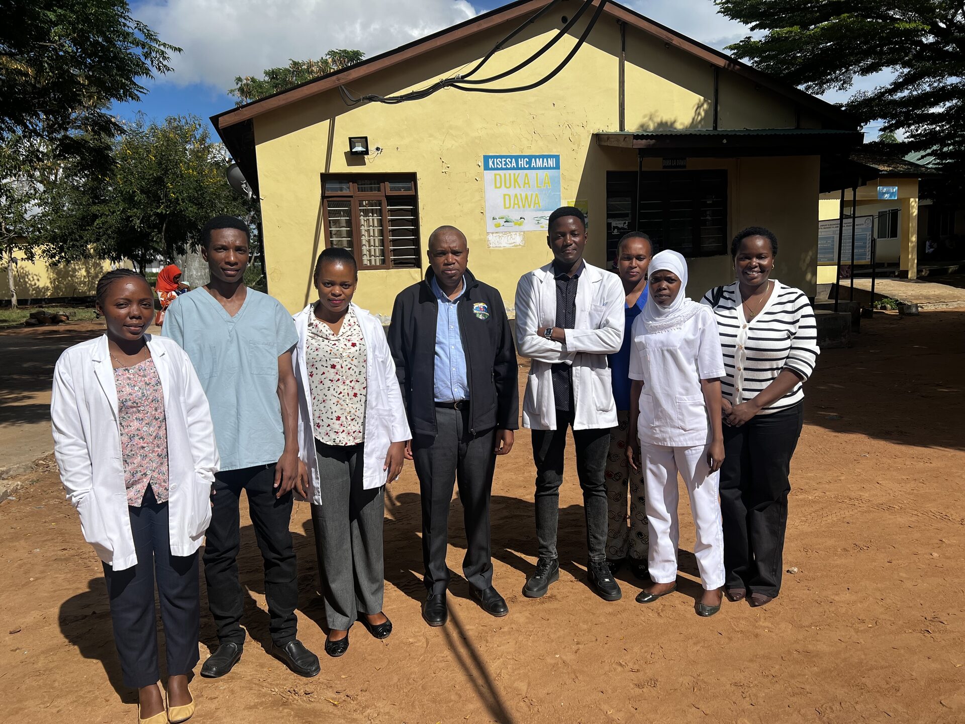 Study coordinators and health facility staff at Kisesa Health Centre